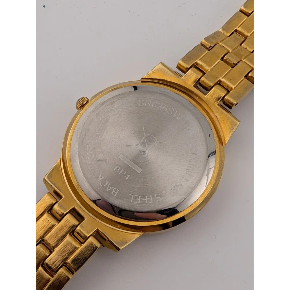 Avon Bling Pave Swarovski Crystals Watch Women 34mm‎ Case 7.5